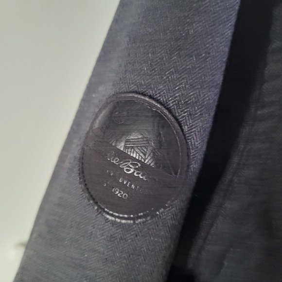 Eddie Bauer Men's Outdoor SZ LG Gray Black Sherpa Lined Zip Up Jacket - Picture 13 of 16